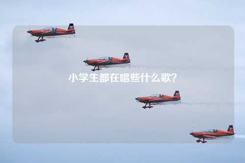 小学生都在唱些什么歌？